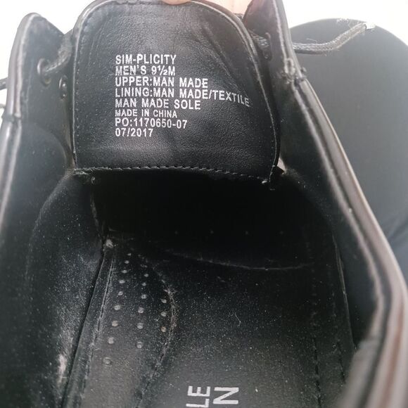 Kenneth Cole REACTION mens Reaction Sim-plicity black size 9.5 - Picture 9 of 9